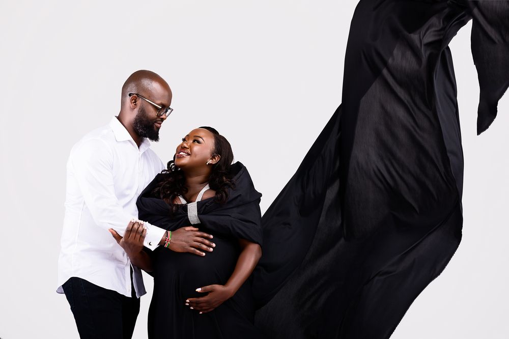 Baby bump maternity pregnancy portraits portraiture studio in Nairobi City County Kenya East Africa