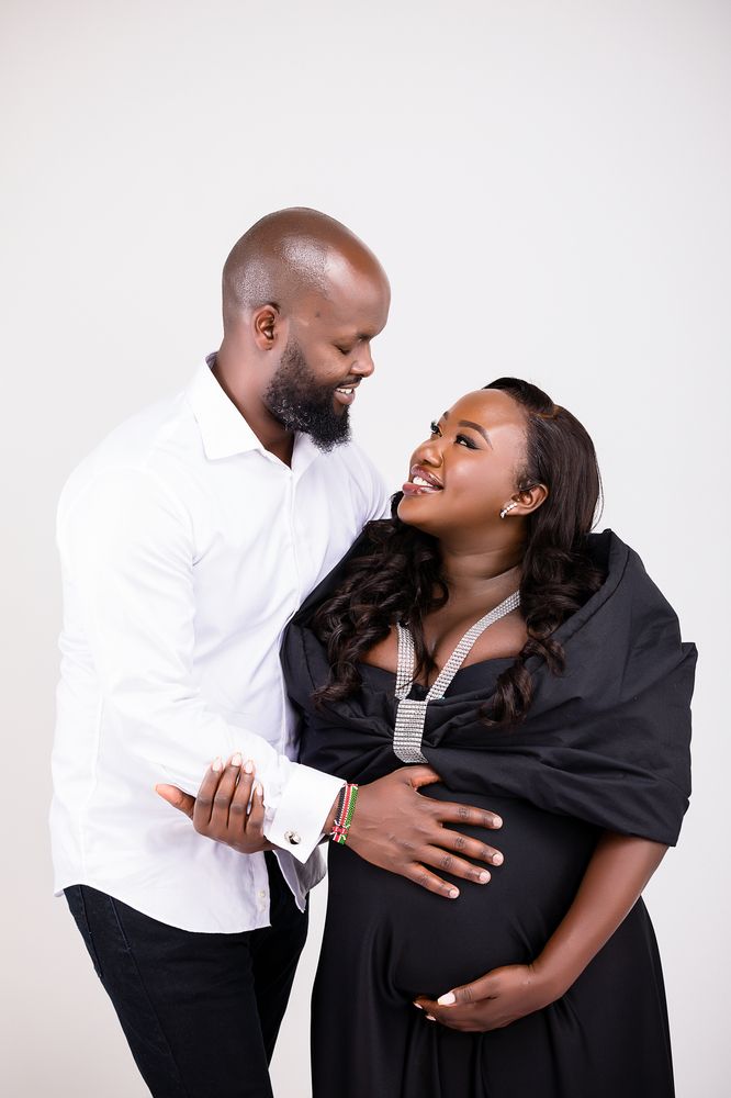 Baby bump maternity pregnancy portraits portraiture studio in Nairobi City County Kenya East Africa