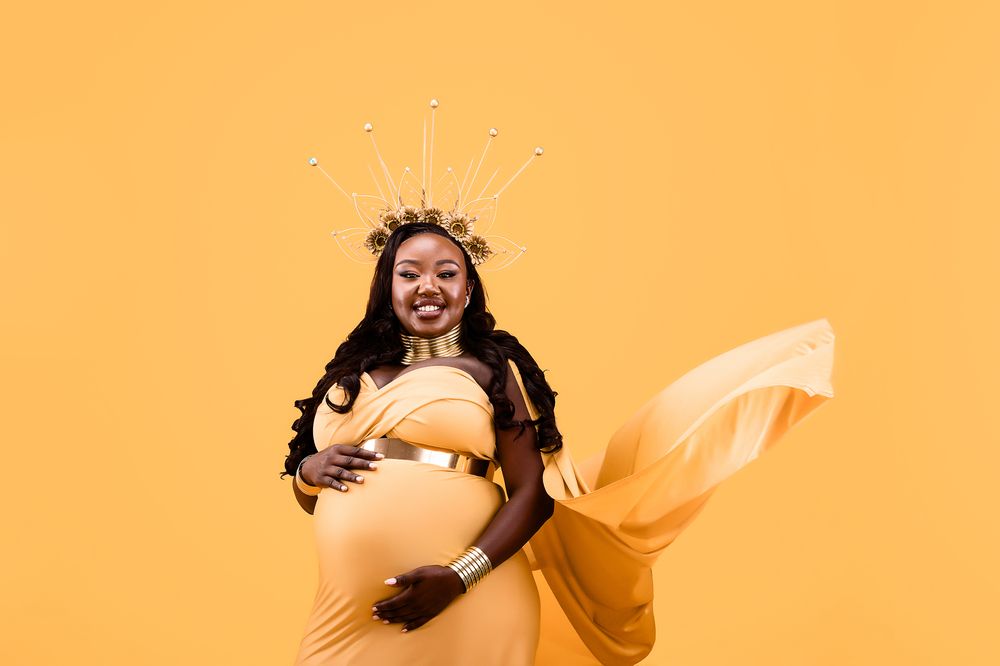 Baby bump maternity pregnancy portraits portraiture studio in Nairobi City County Kenya East Africa