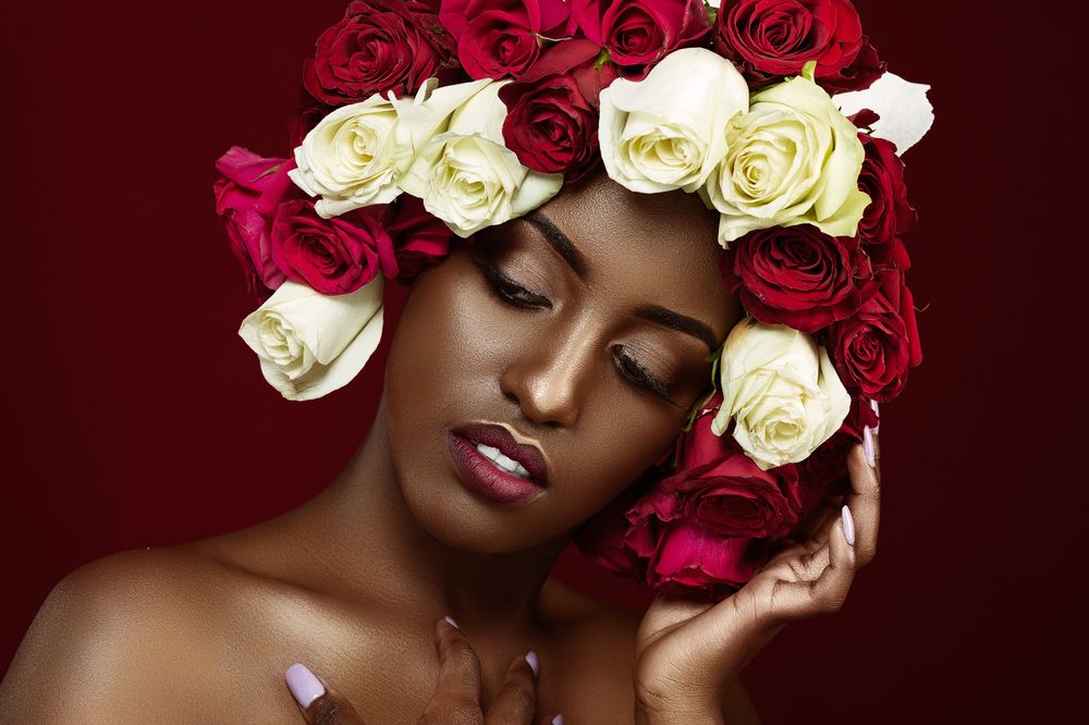 Beauty Portraits Flowers Floral Portraiture