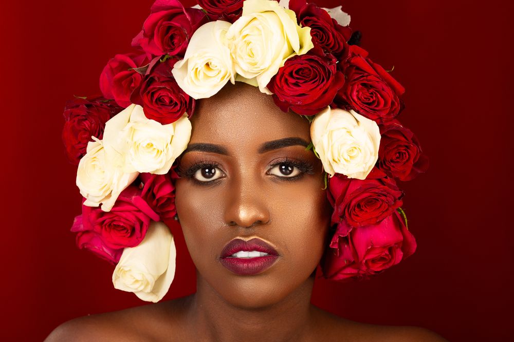 Beauty Portraits Flowers Floral Portraiture