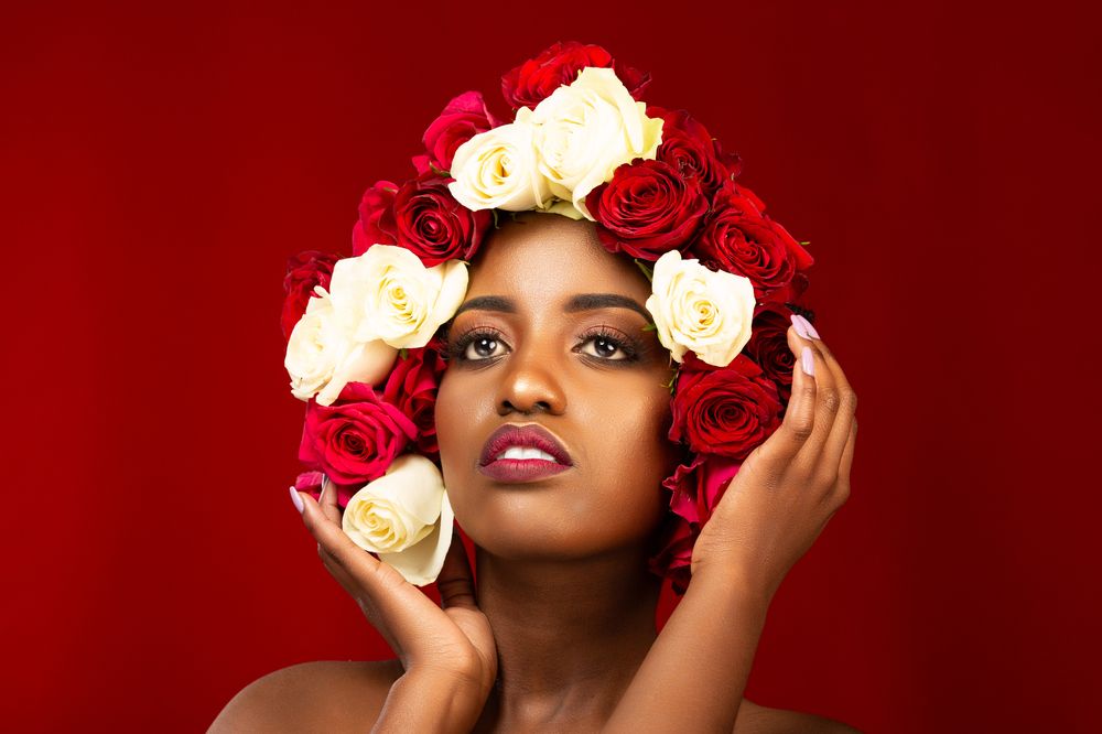 Beauty Portraits Flowers Floral Portraiture