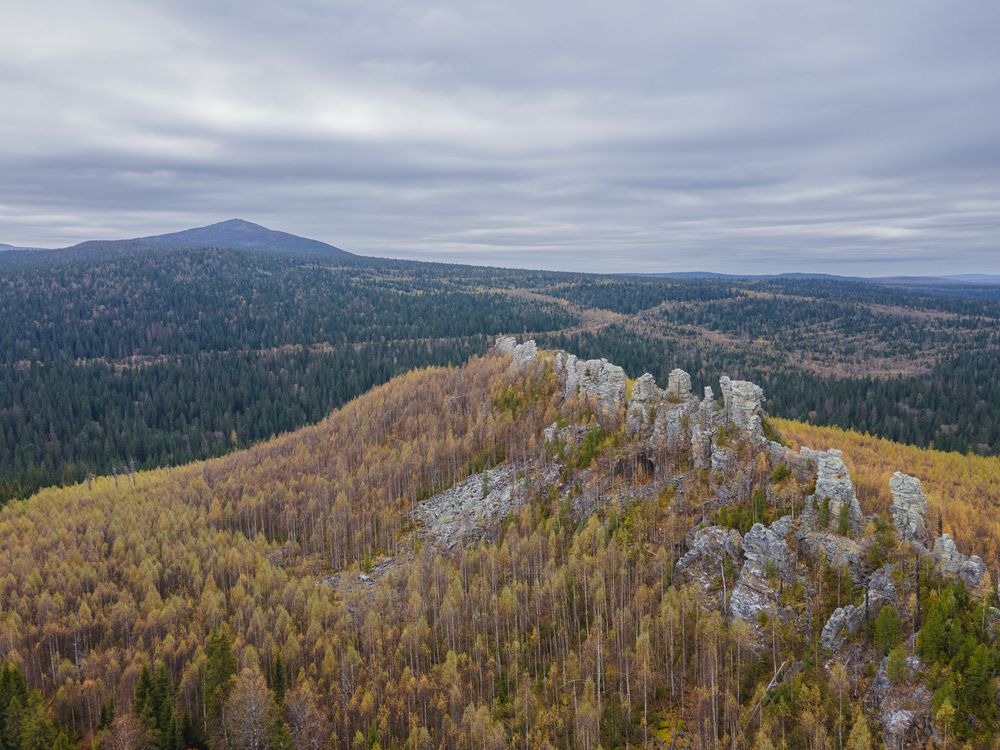 Еранина деревня. Северный Басег. Урал. Осень