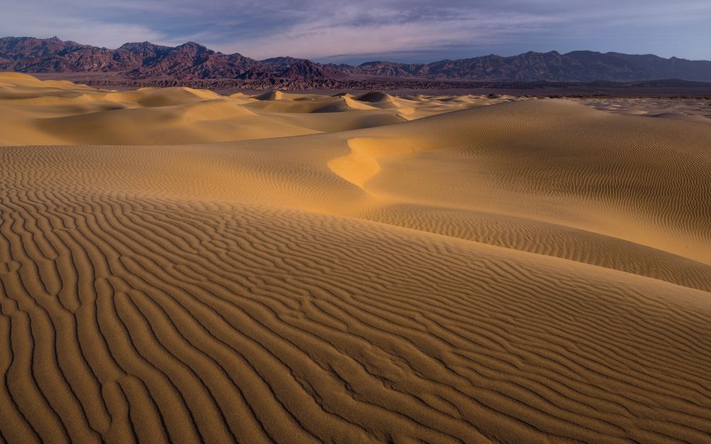 Mesquite Flats Sand Dunes, Death Valley National Park, California