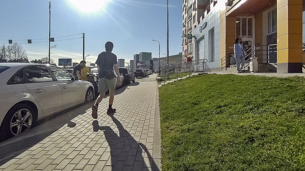 Потеплело в Москве