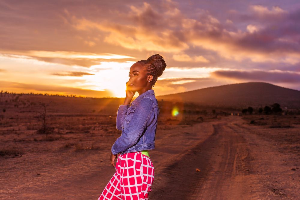 Morning Sunrise Outdoors on location lifestyle portraits, editorials, Kenya, East Africa