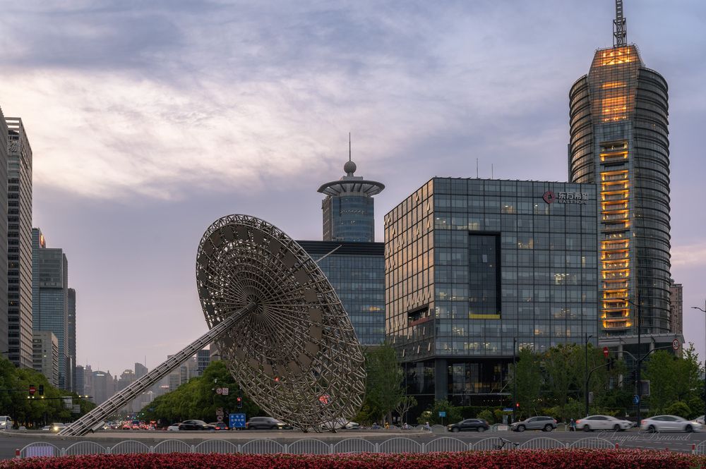 Современная архитектура. Шанхай, Китай.