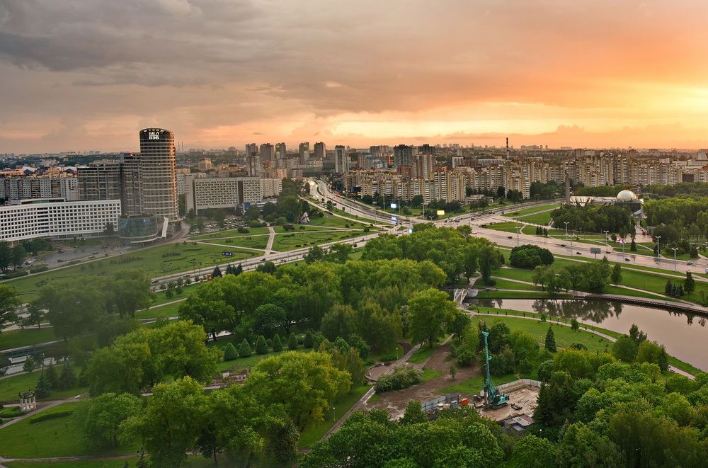 После дождя. Минск