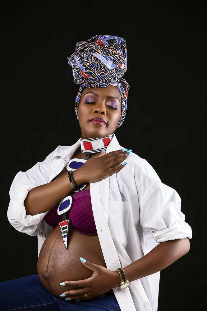 Kenya Baby Bump Pregnancy Maternity Lifestyle Portraits Studio