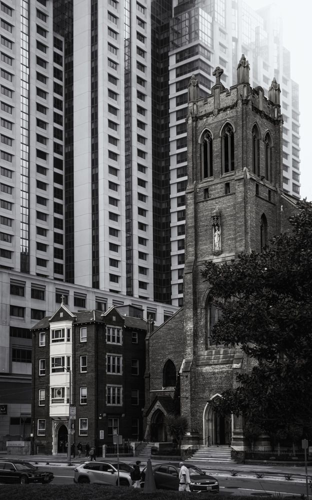 St. Patrick\'s Church3 b&w