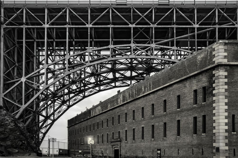 Fort Point 3 b&w