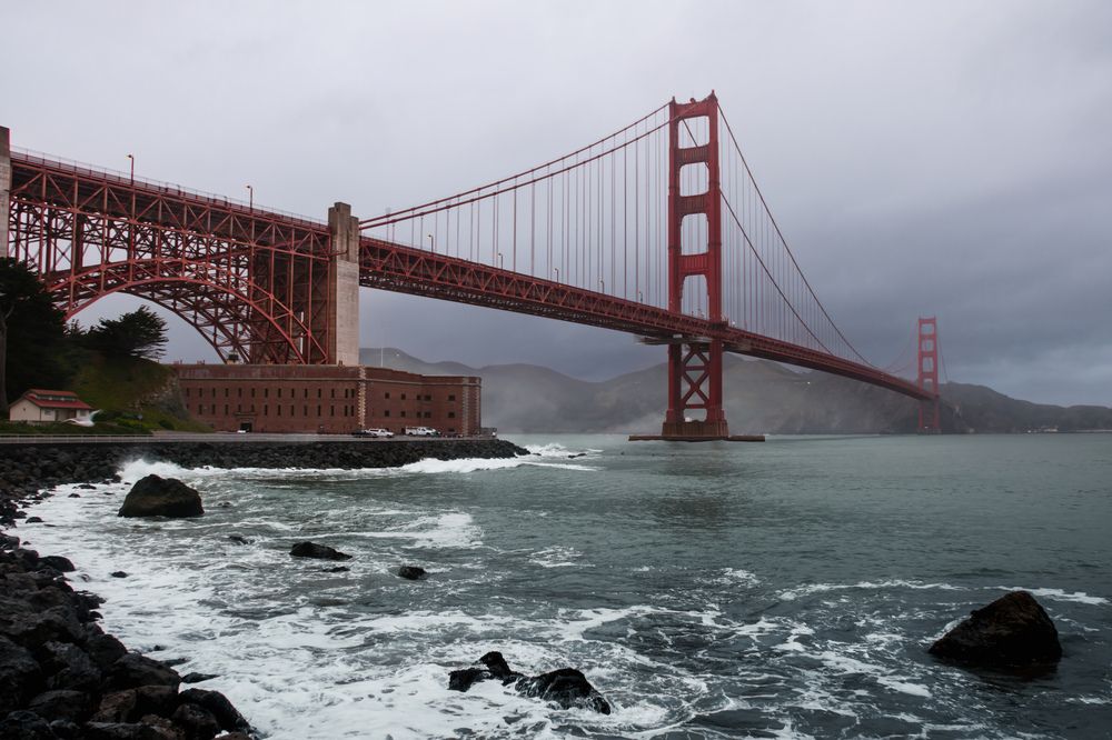 Clear view of Golden Gate Bridge