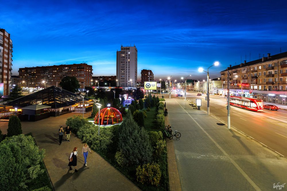 Серебристые облака над Тулой