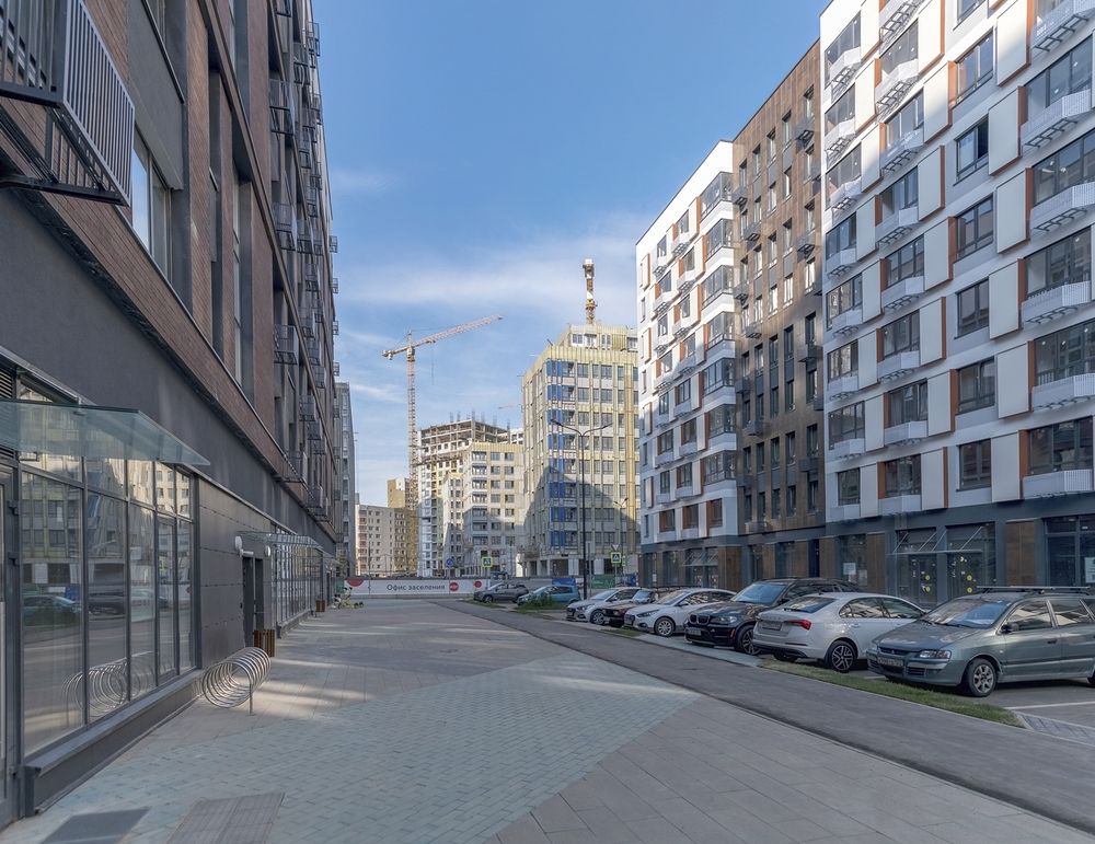 Строится ЖК \"Бунинские кварталы\" в Новой Москве