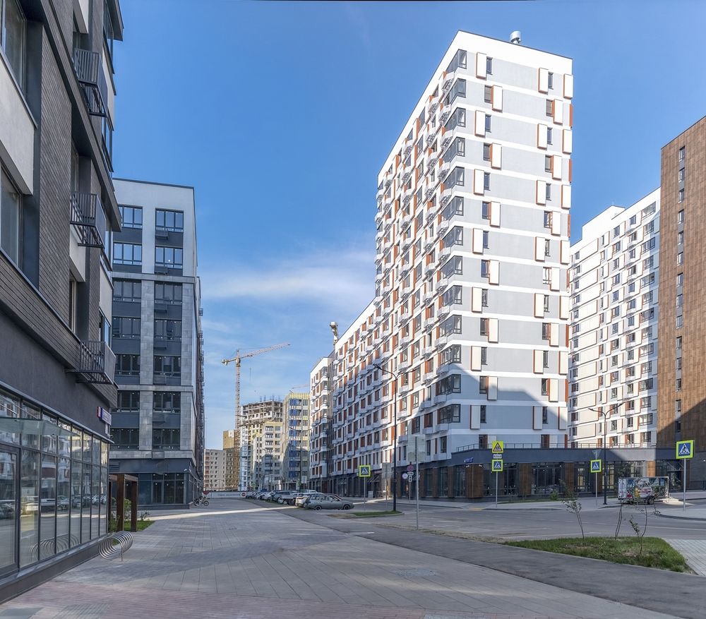 Строится ЖК \"Бунинские кварталы\" в Новой Москве
