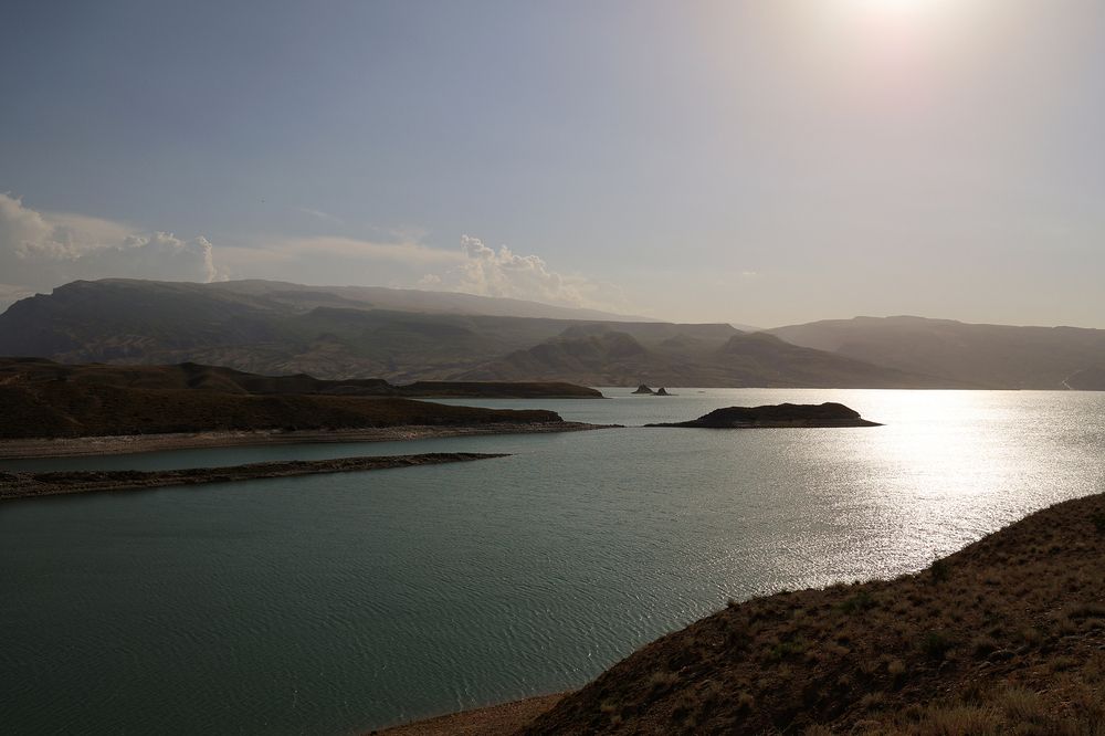 Чиркейское водохранилище..