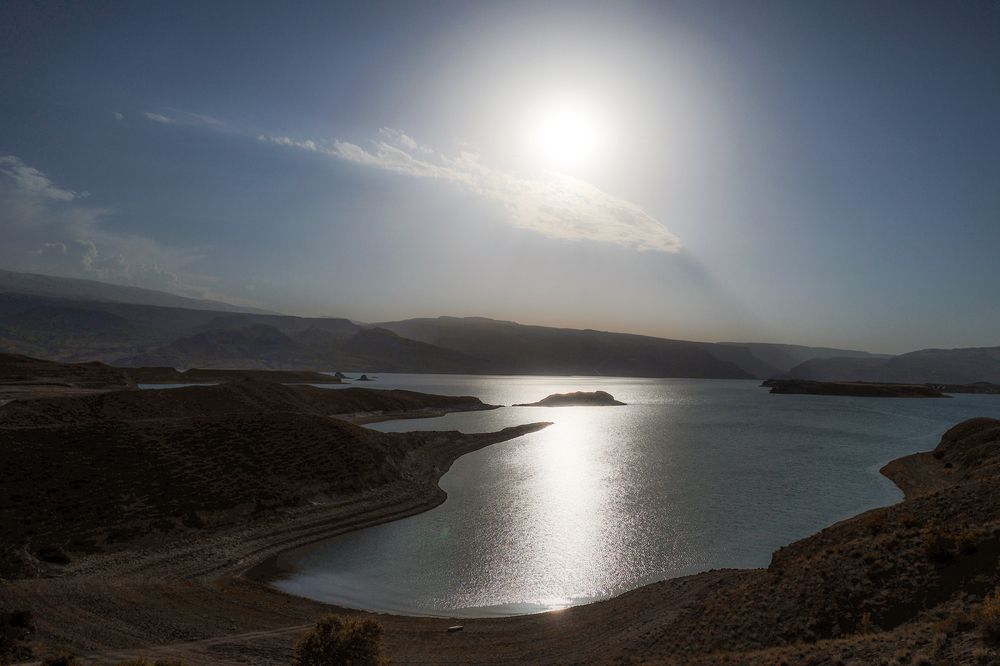Чиркейское водохранилище..