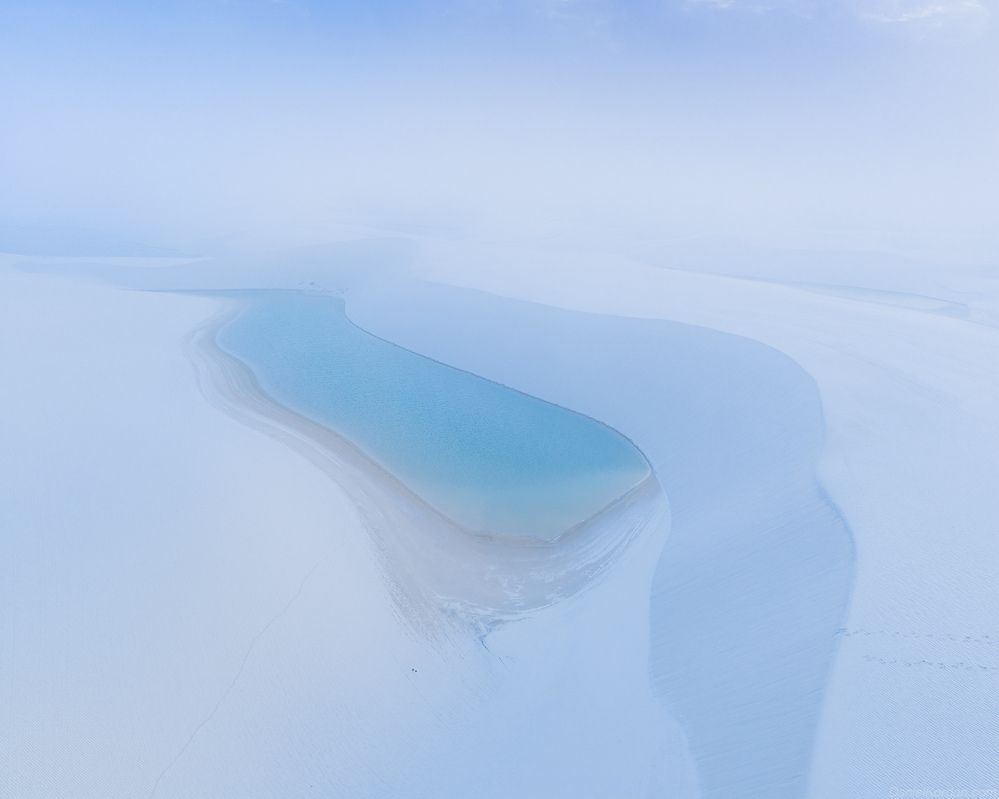 Lencois fog over the dunes