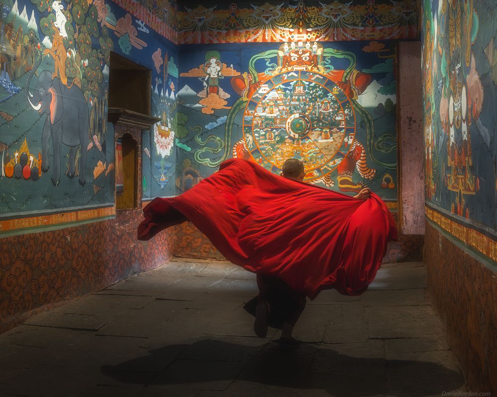 Bhutan monks