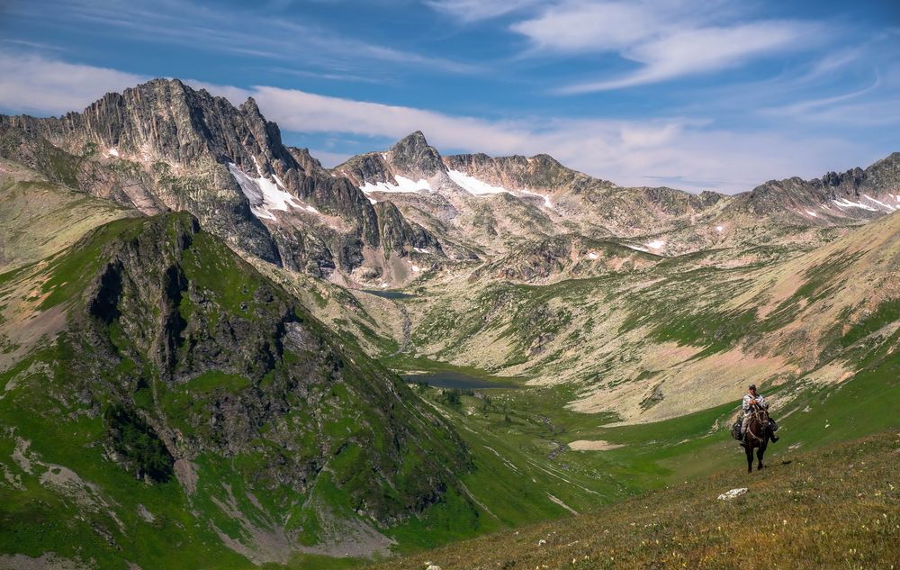 В горах Алтая