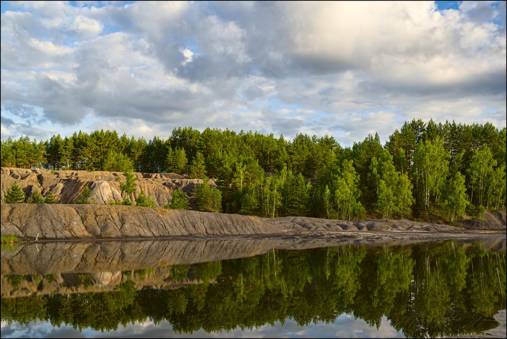 Утреннее зеркало воды