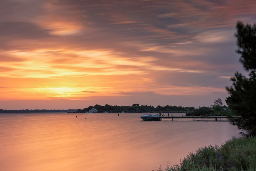 Sunrise at Les Cabanes de Sigean