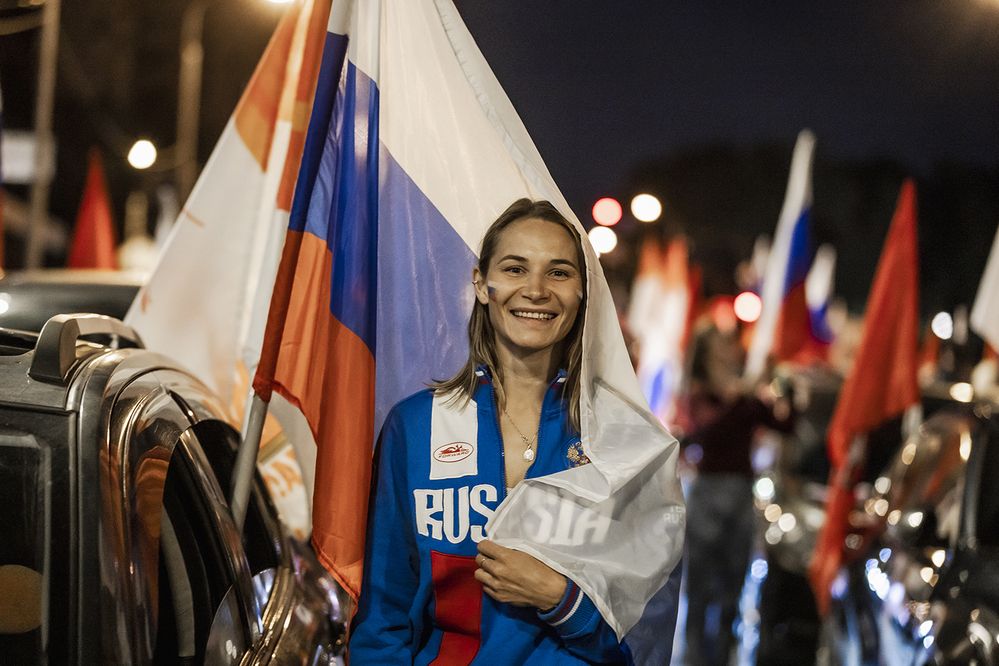 Ночной автопробег в честь празднования Дня флага России, ночь с 21го на 22е августа 2025, Москва, Canon 6rm2+Canon 16-35/2.8+Canon 70-200/2.8 II