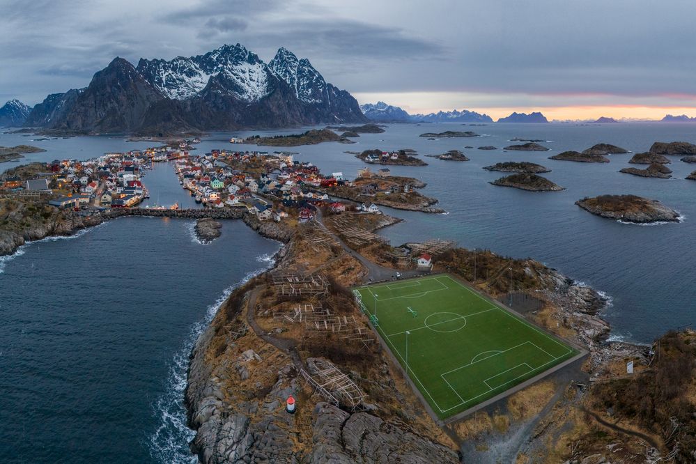 Socker above the Arctic Circle