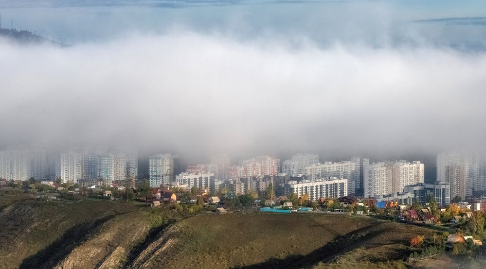 Город в тумане