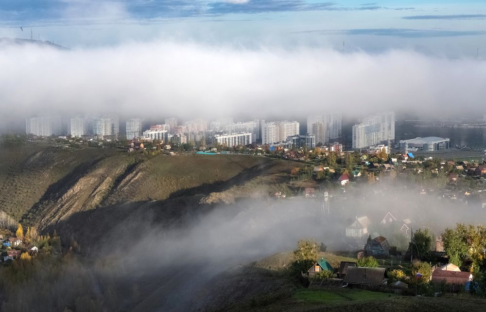 Город в тумане