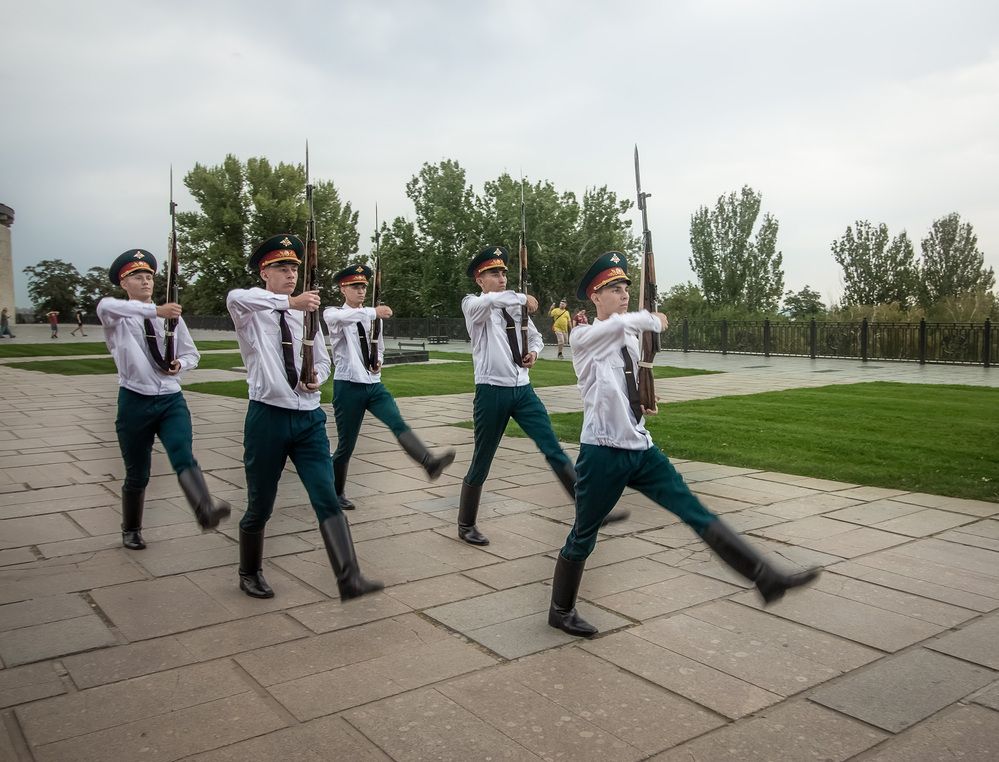 На Мамаевом кургане