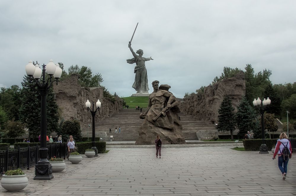 На Мамаевом кургане