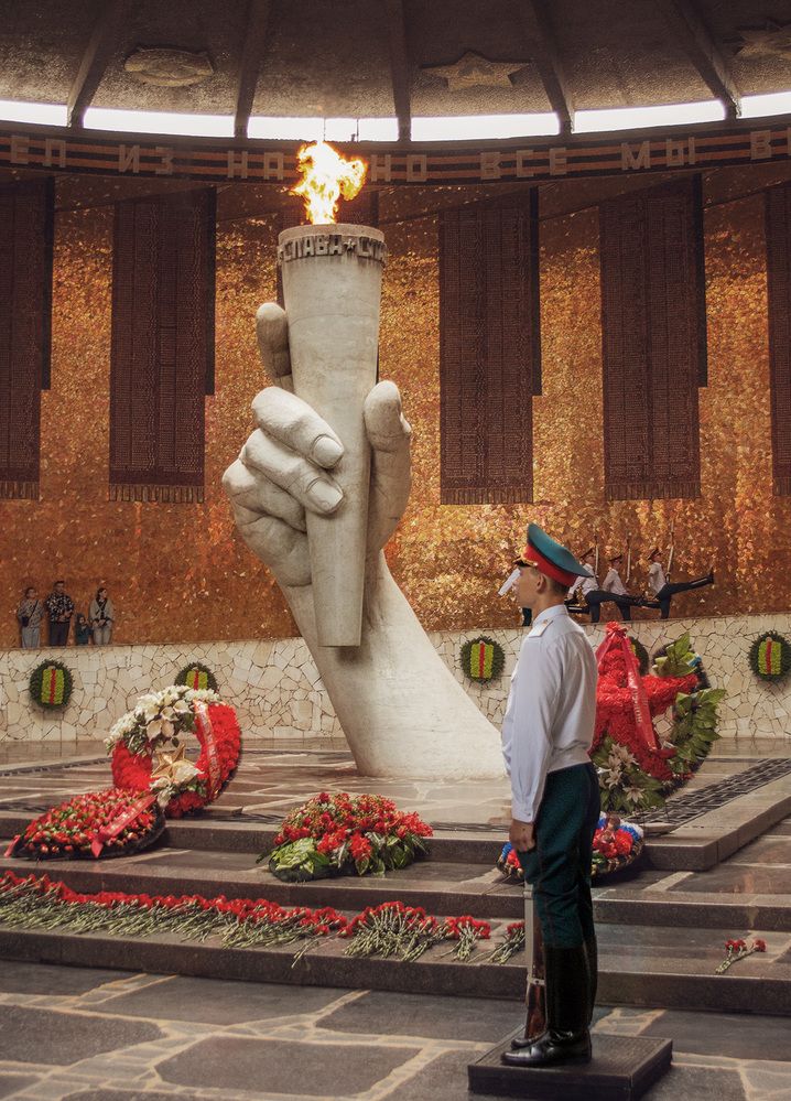На Мамаевом кургане