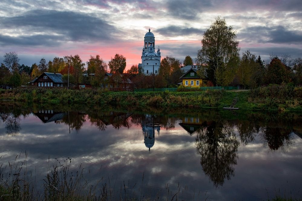 Пежма осенью. Север.