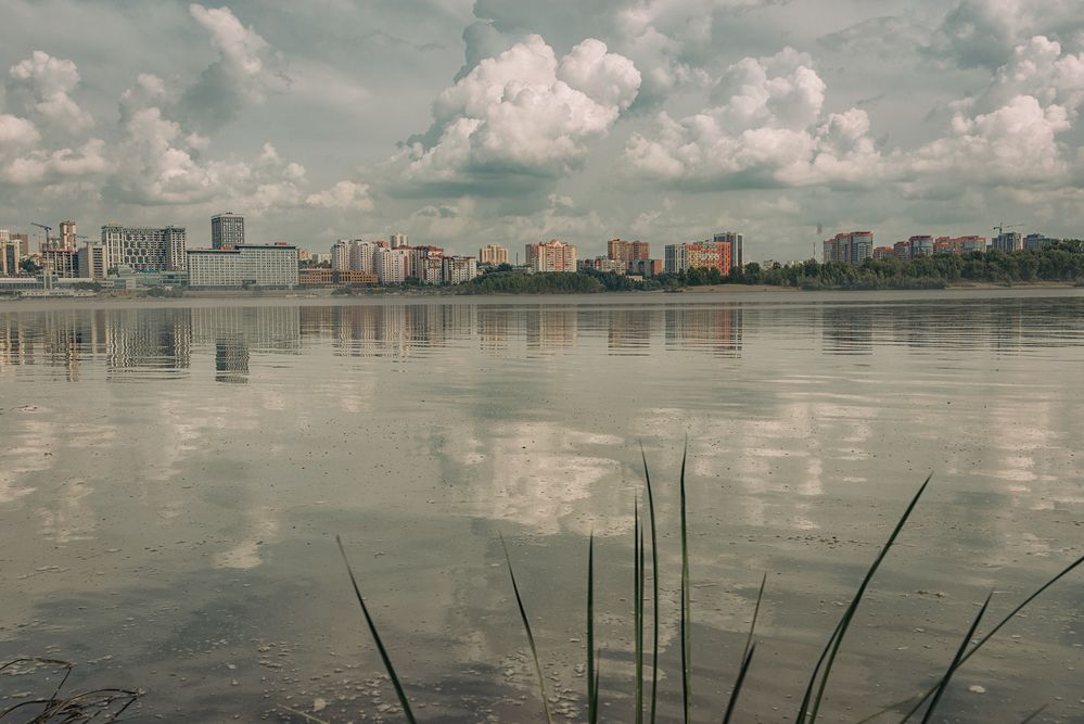 Новосибирск. Вид с левого берега