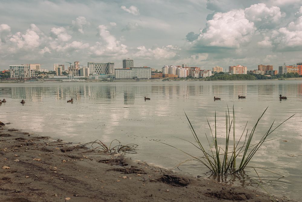 Новосибирск. Вид с левого берега