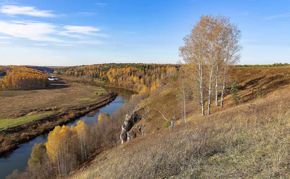 Золотая осень на реке Немда