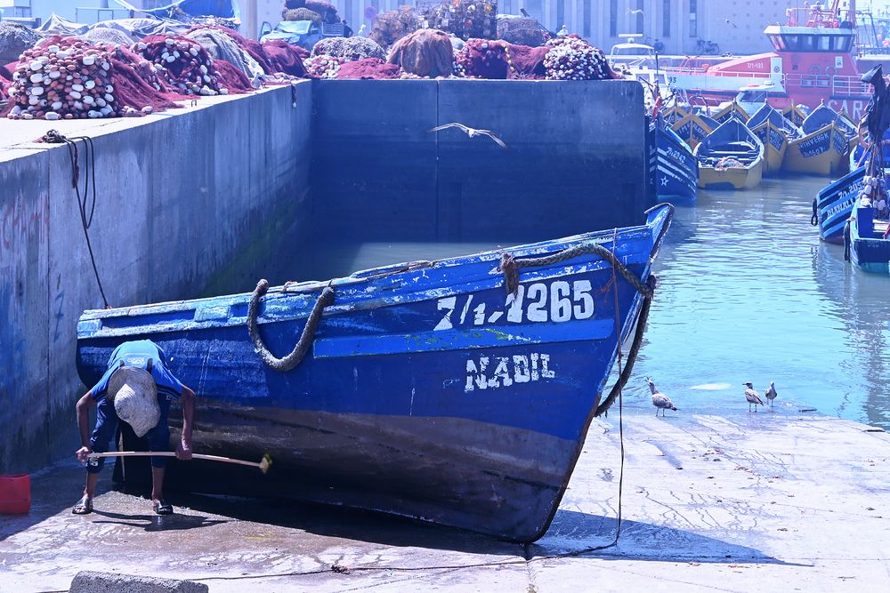 В порту
