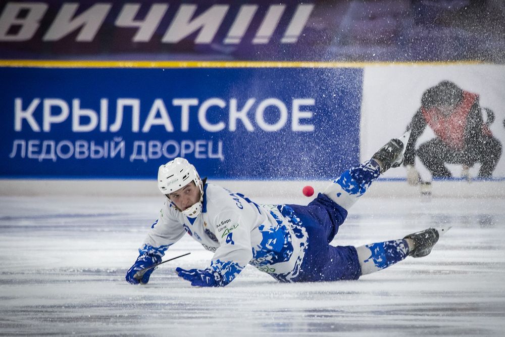 XXXIV Чемпионат России по хоккею с мячом. Суперлига - 2025-2026, ХК Динамо, Москва - ХК Ак Барс-Динамо, Казань. 22.11.2025