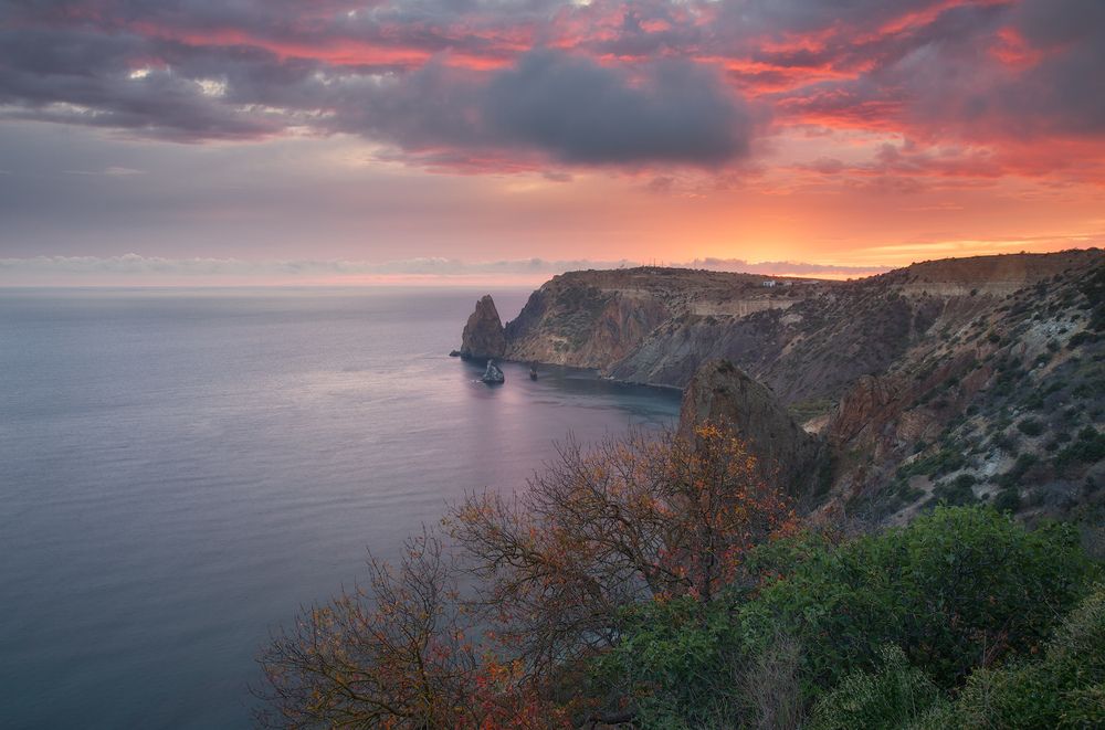 Фиолент и осень.