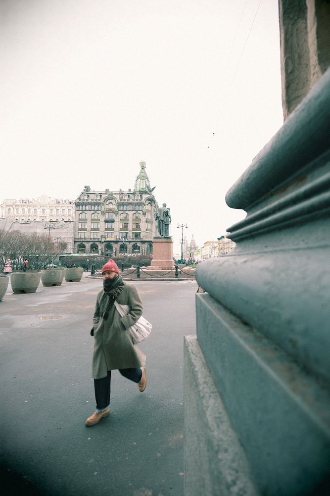 Серый декабрь в Санкт-Петербурге