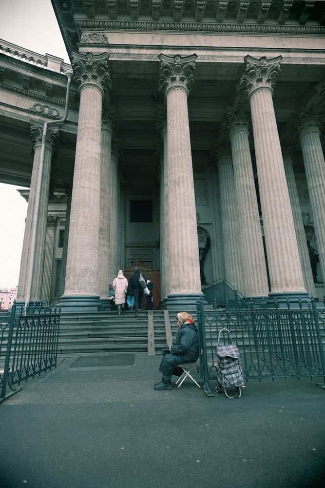 Серый декабрь в Санкт-Петербурге