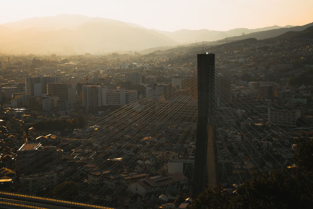 Shubodai Observation Deck in Osaka.