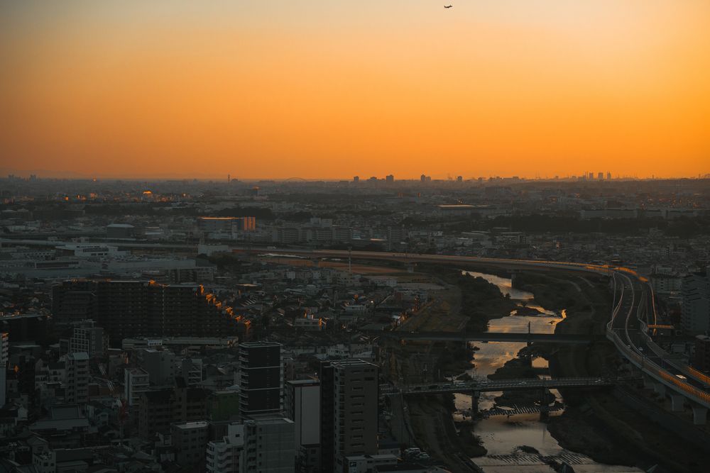 Shubodai Observation Deck in Osaka.