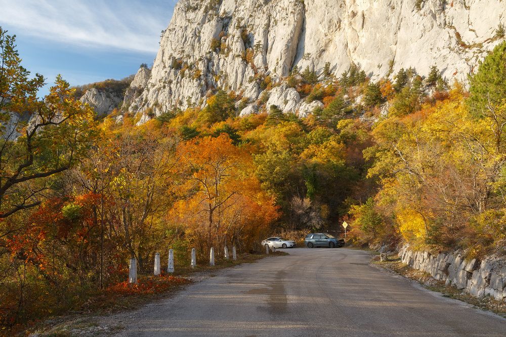 Старое Севастопольское шоссе. Дорога осени.