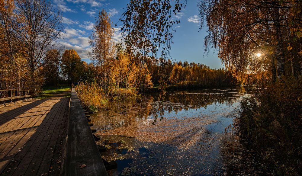 Осенние краски Костромской слободы