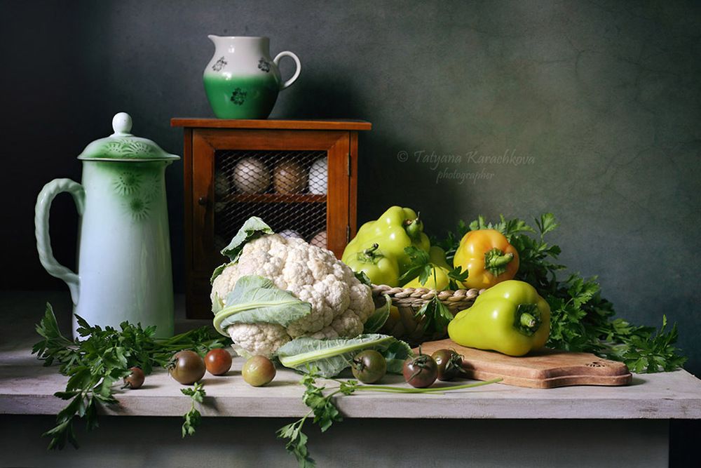 Вариации с яйцами и кухонной утварью