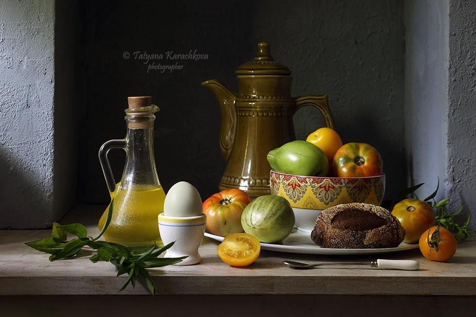 Вариации с яйцами и кухонной утварью