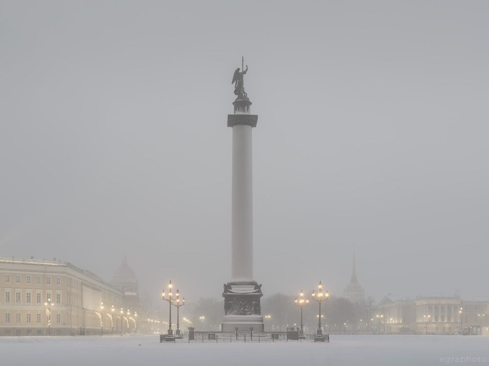 Снежный Петербург