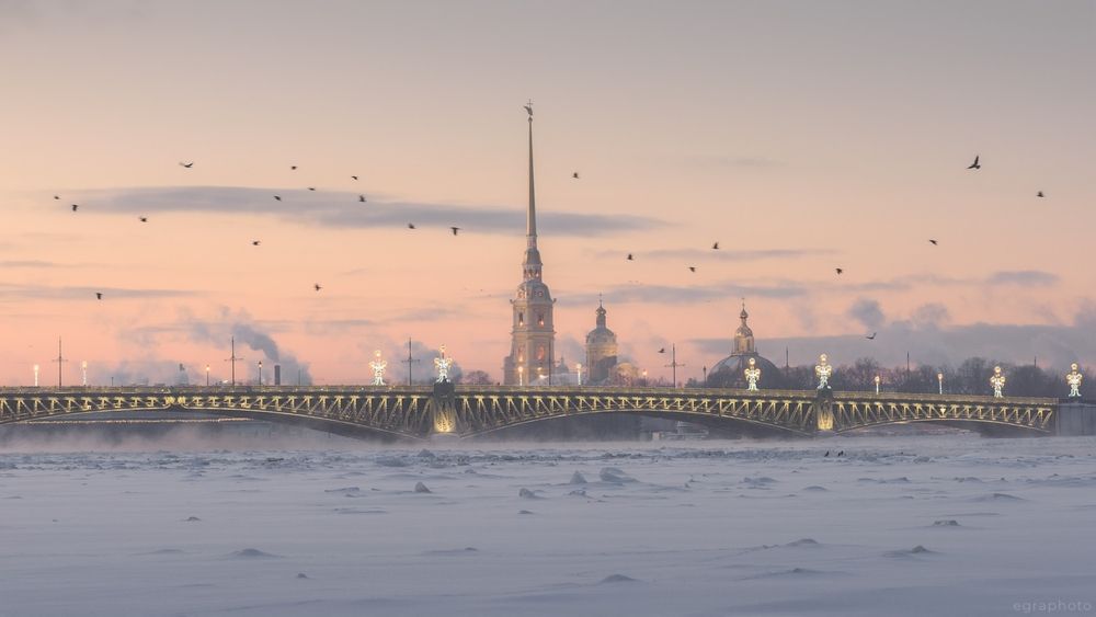 Снежный Петербург